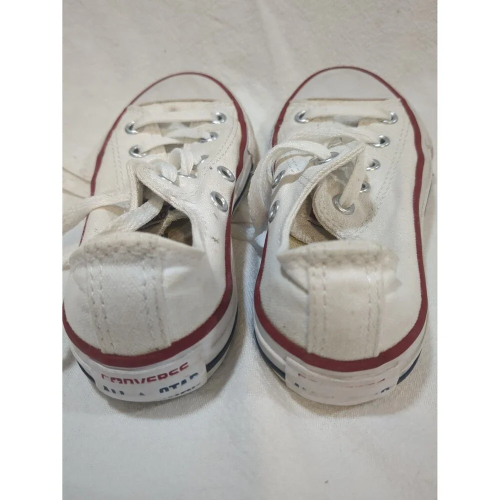 Converse kids size 11 white tennis shoes All Star sports Summer classic sneaker
